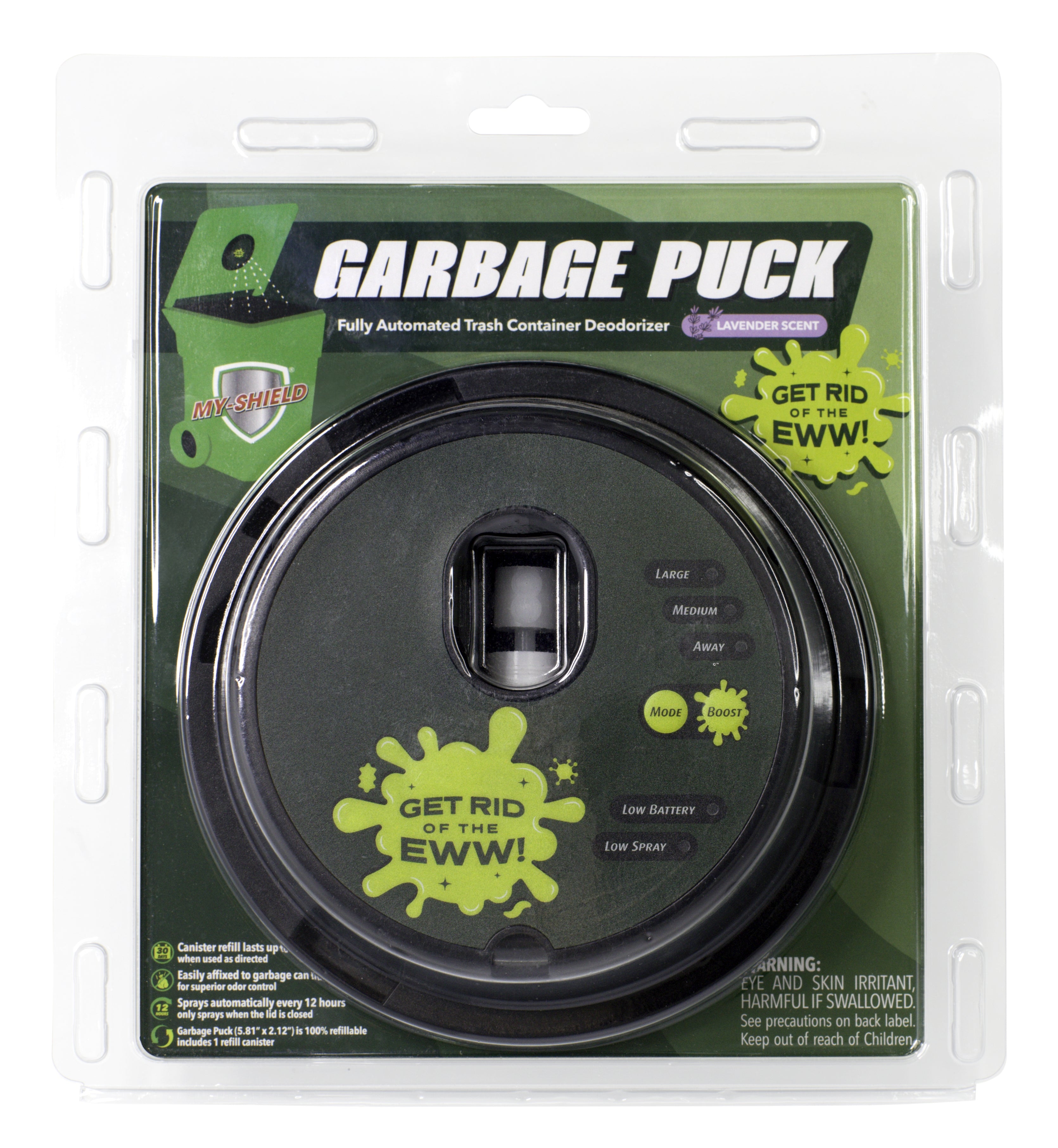 Garbage Puck Atomatic Trash Can Deodorizer